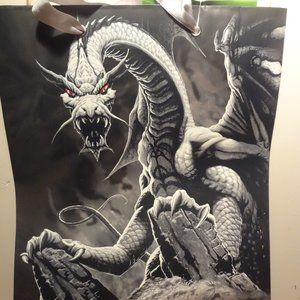 Tree-Free Dragon Gift Bag with Gift Card and Tissue Paper